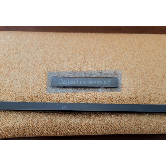 Damsel In Defense Daphne Gold Sparkle RFID Clutch Wallet NEW Soft Shelly 7.5x4 - Picture 9 of 9